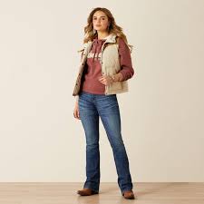 ARIAT WOMENS FRONTIER PUFFER VEST