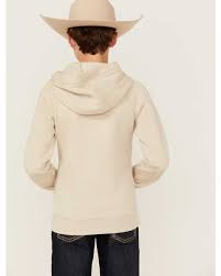 ROCK N ROLL DENIM YOUTH WESTERN SKULL GRAPHIC HOODIE