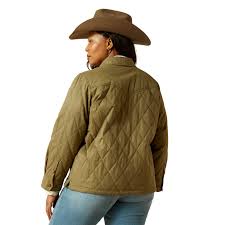 ARIAT WOMENS GRIZZLEY QUILTED BARN JACKET