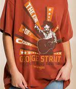 Wrangler Women's 112361081 Oversized George Strait Tee Shirt