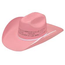 TWISTER YOUTH BANGORA PINK STRAW HAT