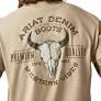 ARIAT MENS BISON SKULL SHORT SLEEVE T SHIRT