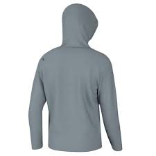 LOCAL BOY Poly Fleece Hoodie-LIGHT SLATE
