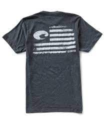 Costa Pride Short Sleeve Shirt Charcoal