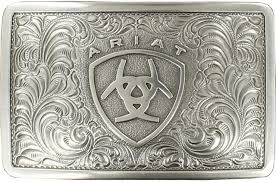 ARIAT SILVER RECTANGLE BUCKLE