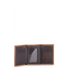Ariat Trifold Vertical Debossed Medium Brown