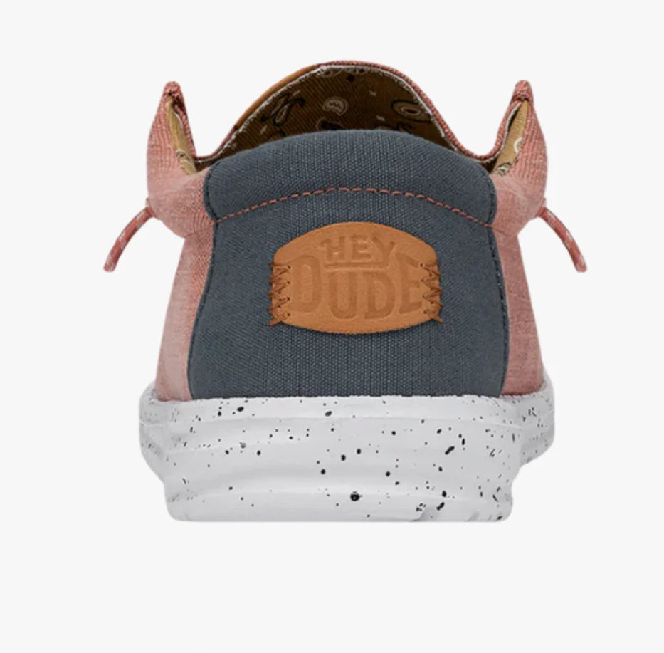 HEY DUDE WALLY WASHED CANVAS RED