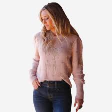 Cruel Girl Women’s Sweater Pink CTK7523002