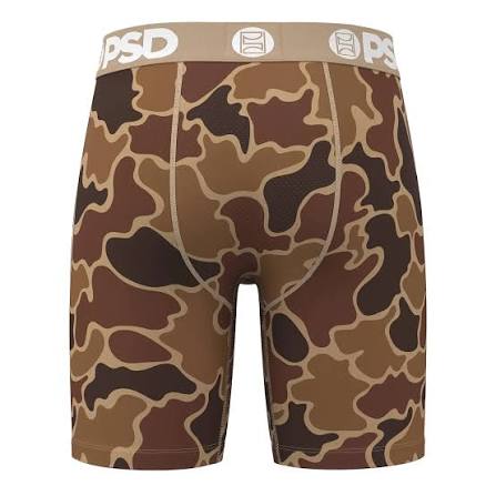 PSD DUCK CAMO BOXER BRIEF-BROWN