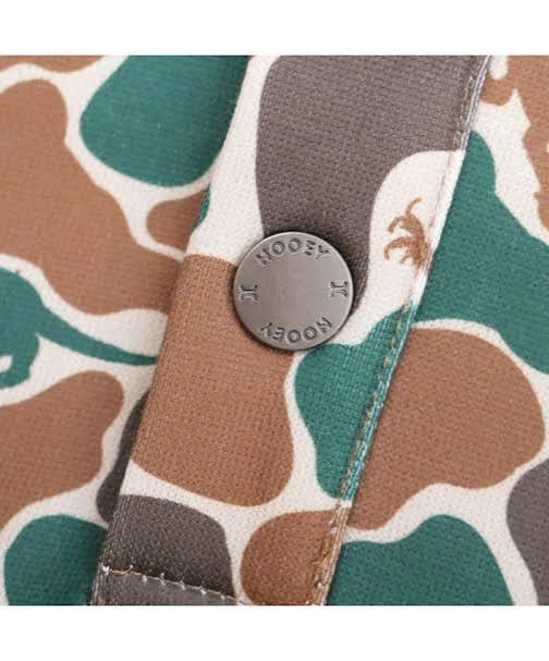 Hooey Men's Brown & Camo Stevie 1/4 Snap Pullover