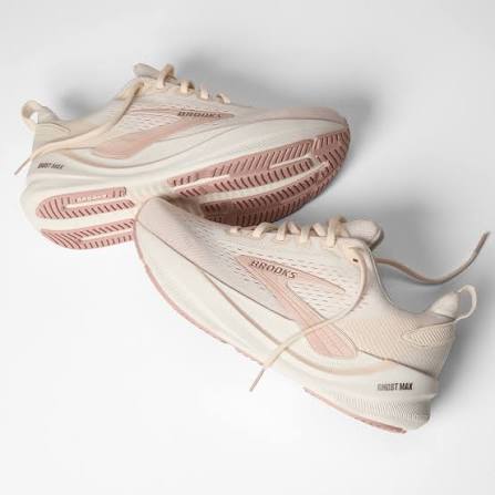 Brooks Womens ghost max 4 Wolf/Rose/Coconut