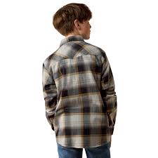 Ariat Boy's Retro Heinz Classic Fit Snap Shirt