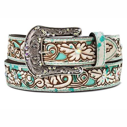 Ariat Southern Sky Belle - Women's Hair-On Cowhide Leather Belt