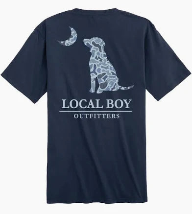 Local Boy Outfitters Youth Distressed Dog Moon Short Sleeve T-Shirt