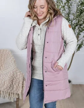 Michelle Mae Harlow Vest in Blush