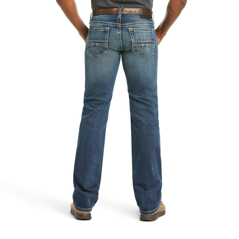 ARIAT MENS M7 ROCKER STRETCH STACKABLE STRAIGHT LEG JEANS (SILVERTON)