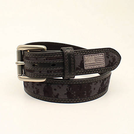 ARIAT MENS FLAG DIGITAL CAMO BELT