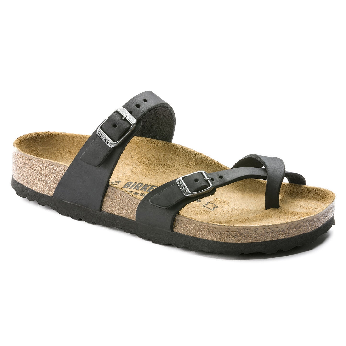 BIRKENSTOCK MAYARI OILED LEATHER BLACK