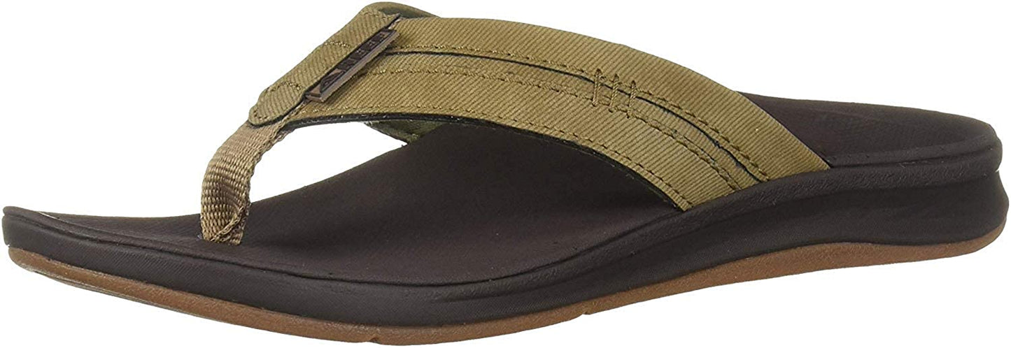 REEF MENS ORTHO LEATHER BOUNCE COAST BROWN