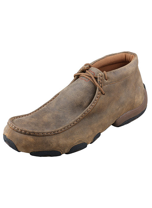 TWISTED X MENS ORIGINAL CHUKKA DRIVING MOC (BROWN)
