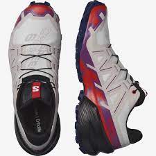 SALOMON WOMENS SPEEDCROSS 6 (WHITE/SPARKLING GRAPE/RED)