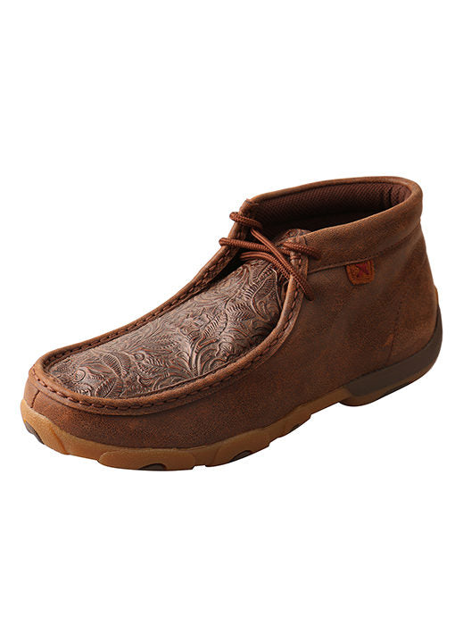 TWISTED X WOMENS CHUKKA DRIVING MOC (BROWN)