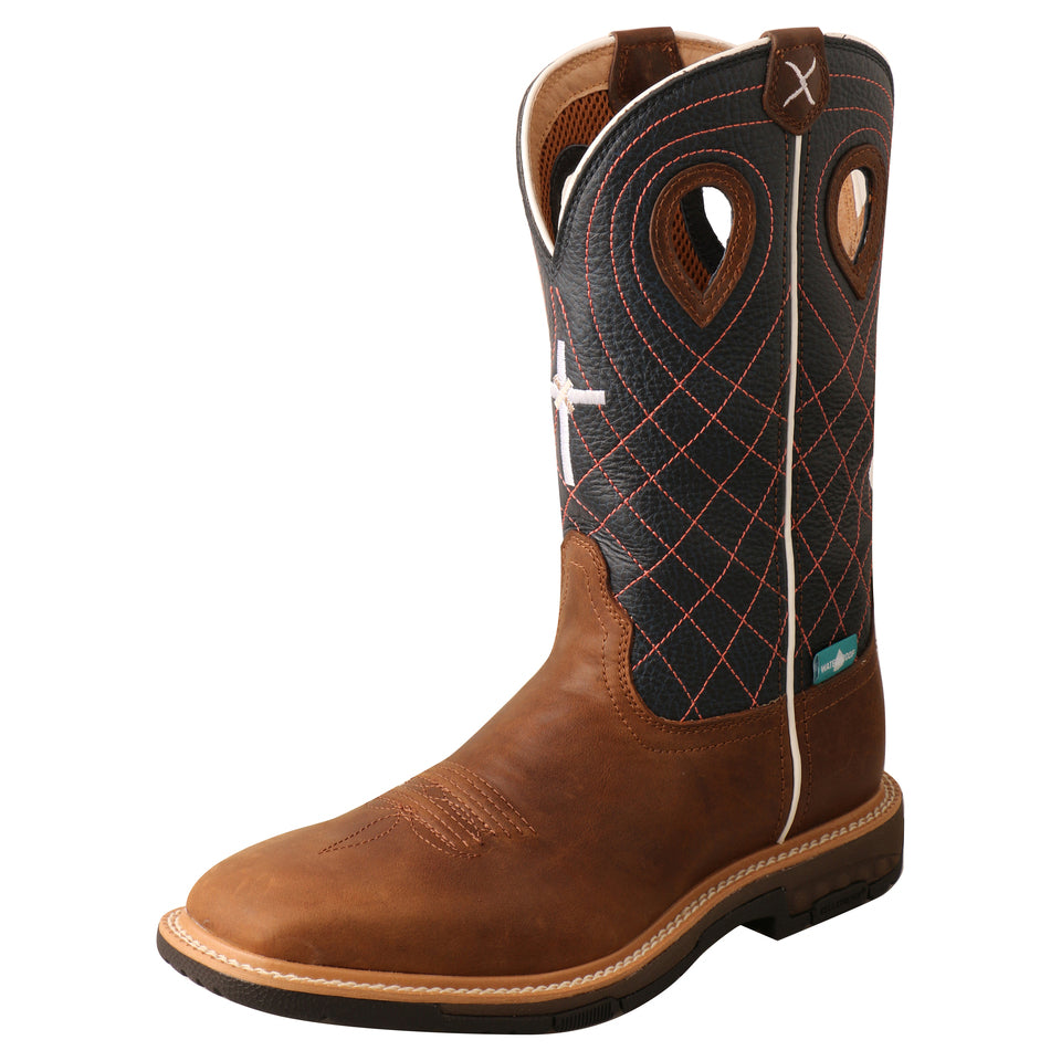 TWISTED X WOMENS WATERPROOF 11" WESTERN WORK BOOT