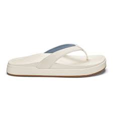 OLUKAI WOMENS NU A PIO SANDAL (BRIGHT WHITE)
