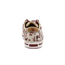 TWISTED X KIDS YOUTH KICKS (MAROON/IVORY)