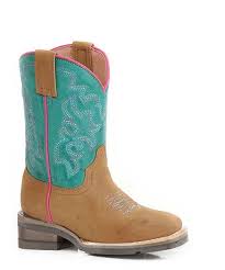 ROPER LITTLE GIRL TWISTY BOOT (BROWN)