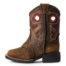 ARIAT TODDLER BOYS LIL STOMPERS BOOTS (HERITAGE ROUGH STOCK)