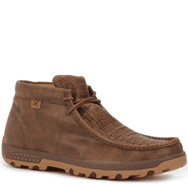 TWISTED X MENS CHOCOLATE BASKET WEAVE BOMBER