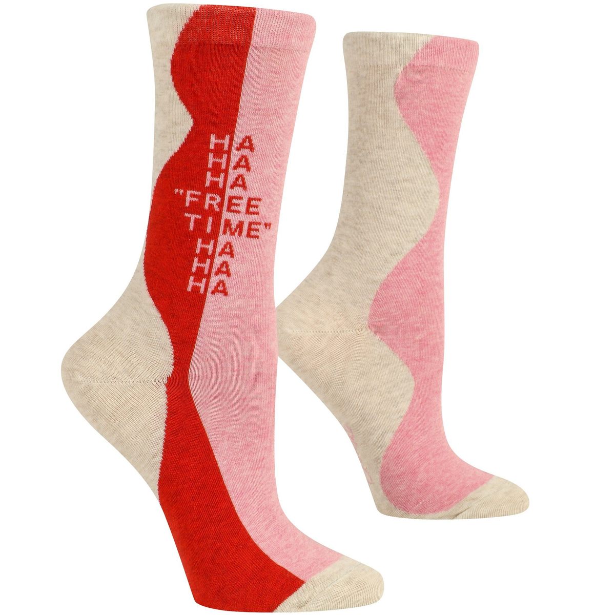 BLUE Q HA HA FREE TIME SOCKS