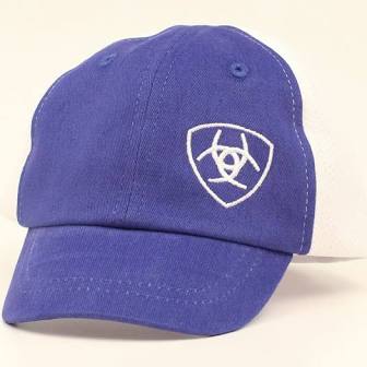ARIAT INFANT LOGO BLUE WHITE HAT