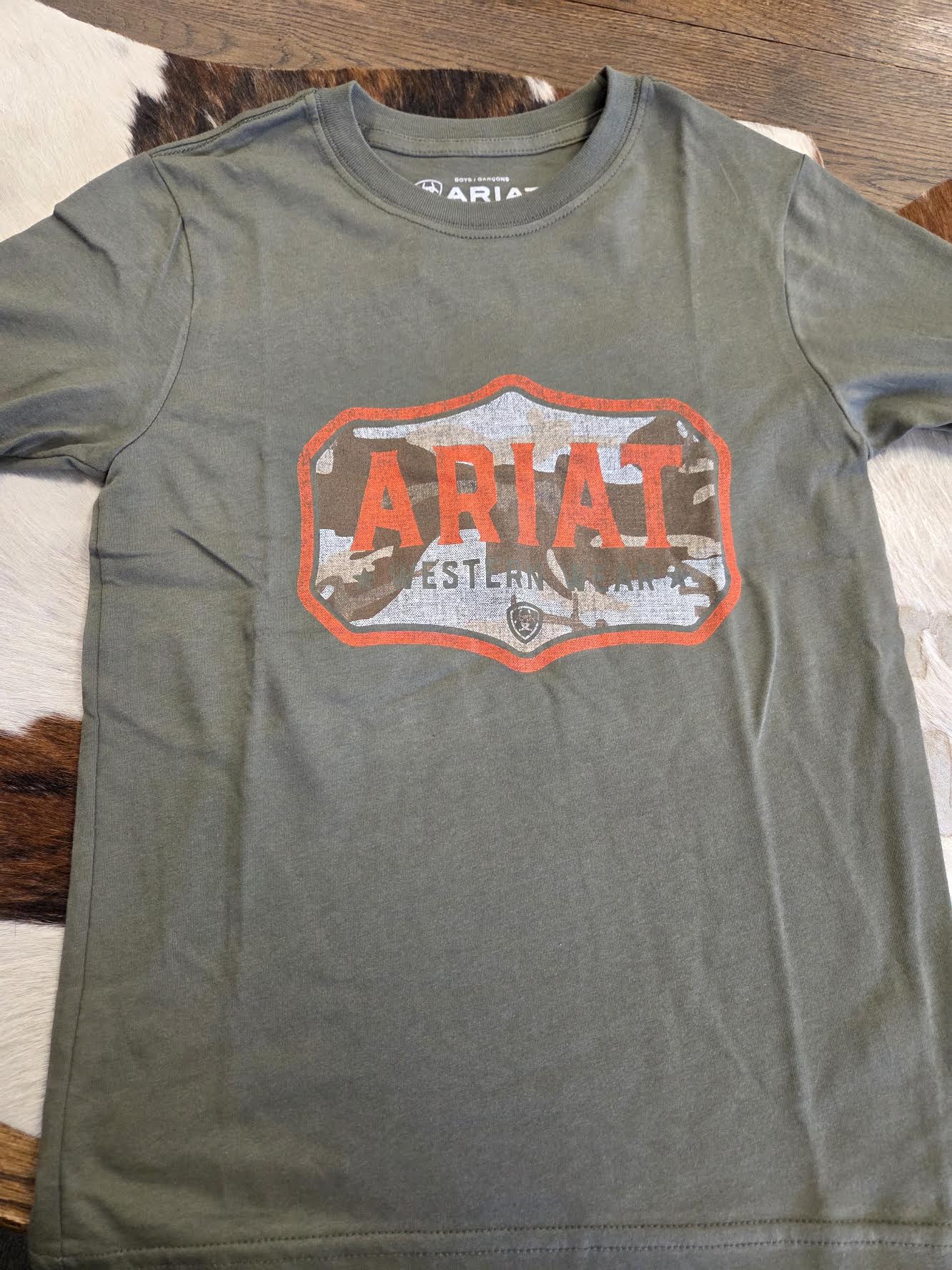Ariat Youth Wild Creek Camo SS T-Shirt
