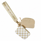Local Girl Dual Wristlet - expresso/checkered khaki