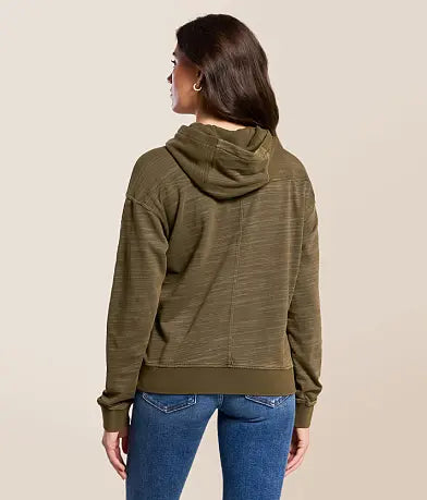 KIMES RANCH Tess Hooded Sweatshirt-DARK OLIVE