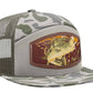 Bass Woven Patch Old School Camo Hat.: MOS Bottomland/Loden