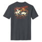 AMERICAN CATTLE Frontier Tee: Charcoal
