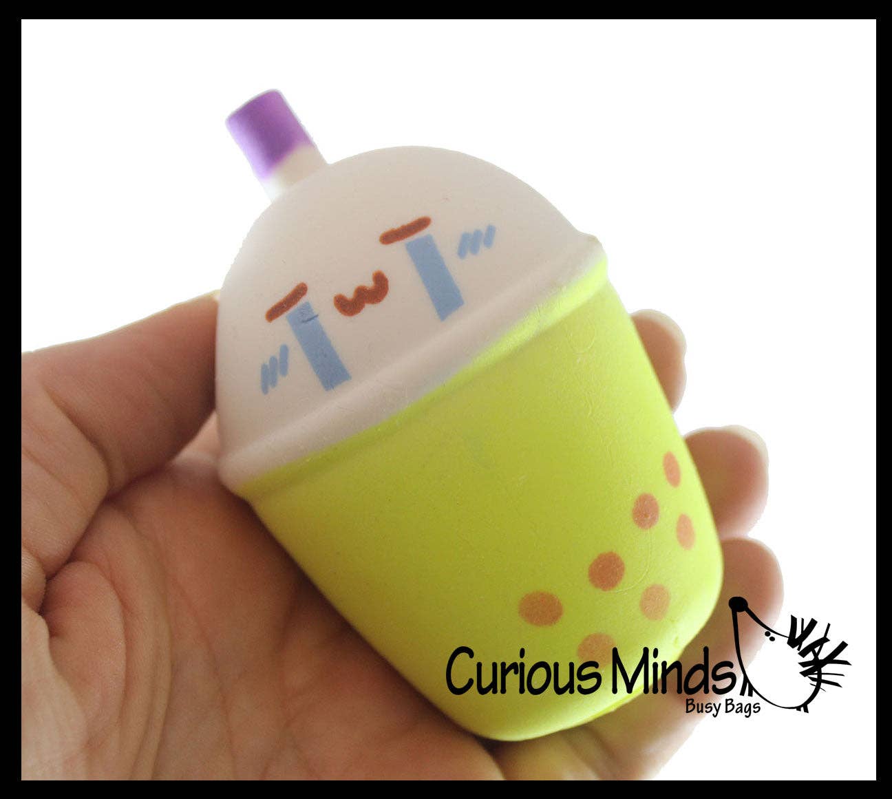 Bubble Tea Drink Squishy Squeeze Stress Ball Soft Doh