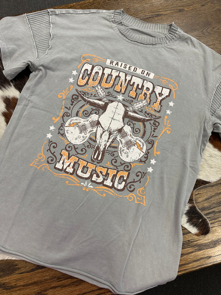 Rock & Roll Ladies Oversized Graphic Tee BW21T05939