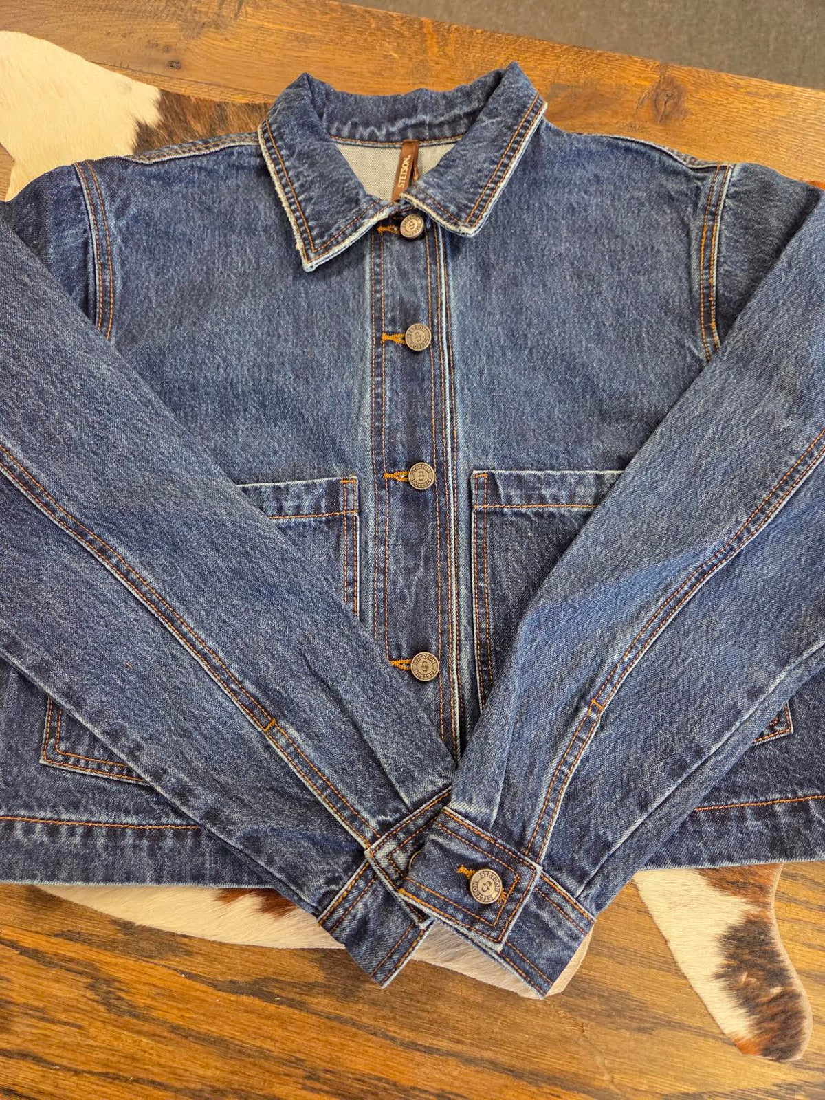 Stetson Women's Denim Cropped Jacket