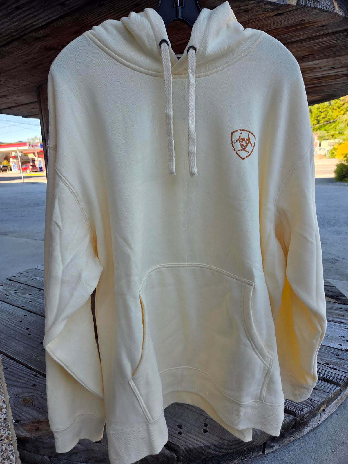 Ariat Men's Ropers Delight Hoodie Vanilla Custard
