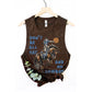 DONT BE ALL HAT AND NO COWBOY MINERAL GRAPHIC TANK TOP: MINERAL VINTAGE BLUE