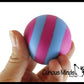 1 - 1.75" Striped Doh Filled Stress Ball - Squishy