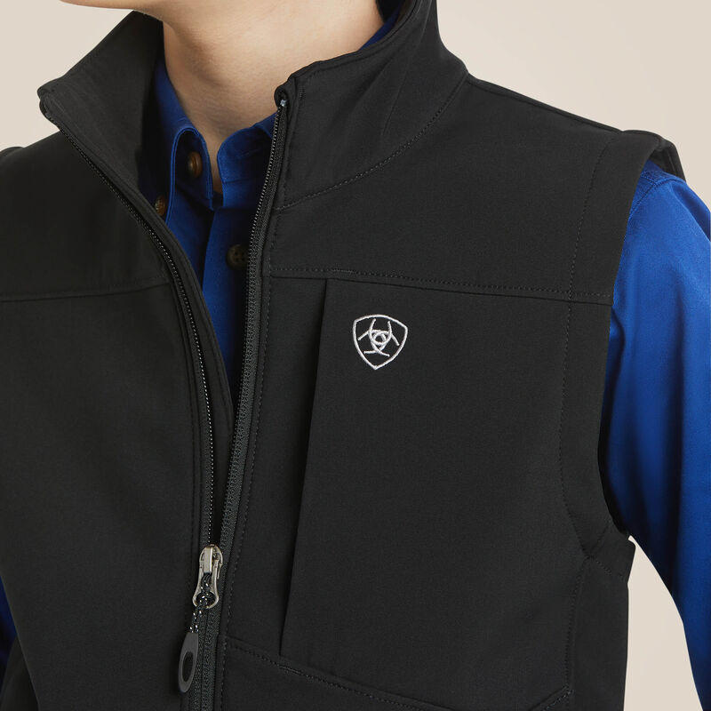 ARIAT BOYS Vernon 2.0 Softshell Vest-BLACK 10024058