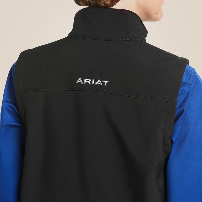 ARIAT BOYS Vernon 2.0 Softshell Vest-BLACK 10024058