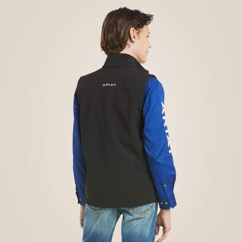 ARIAT BOYS Vernon 2.0 Softshell Vest-BLACK 10024058