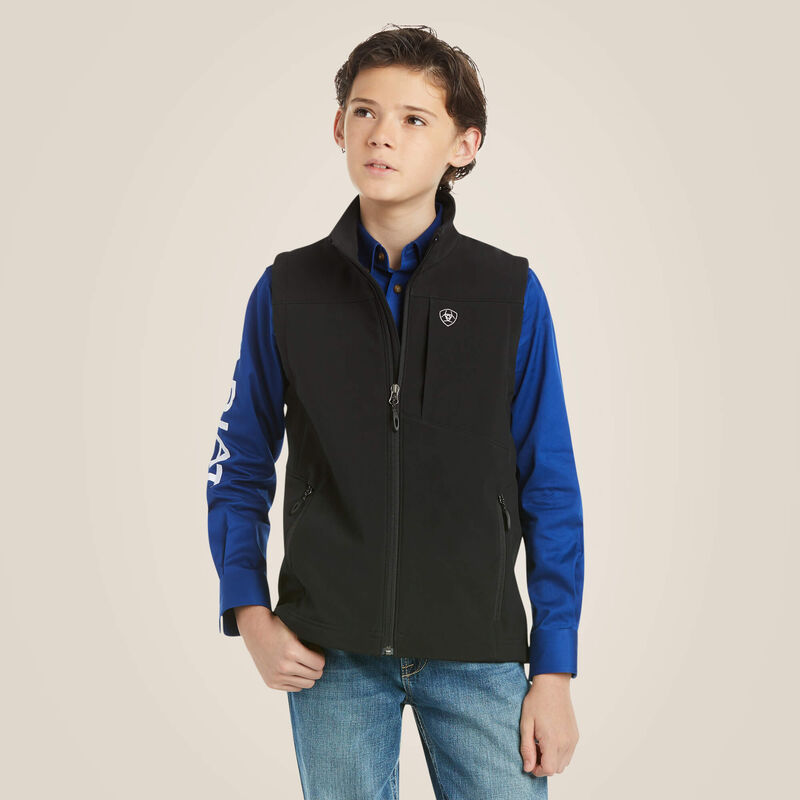 ARIAT BOYS Vernon 2.0 Softshell Vest-BLACK 10024058