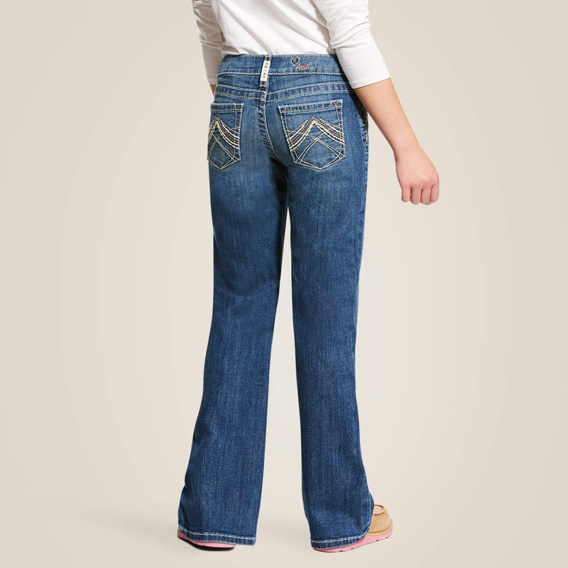 ARIAT GIRLS Whipstitch Boot Cut Jean-ELEANOR